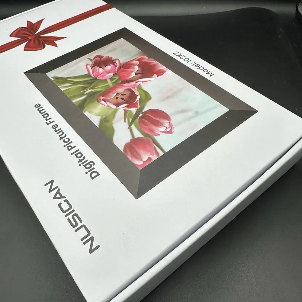 Digital Picture Frame 10.1" Digital Photo Frames Touch Screen NUSICAN Wifi Cloud - Picture 4 of 7